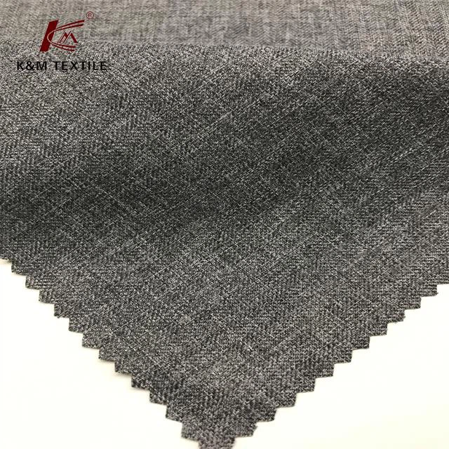 Katyonik Polyester Kumaş Twill İplik Boyalı Örme Kumaş