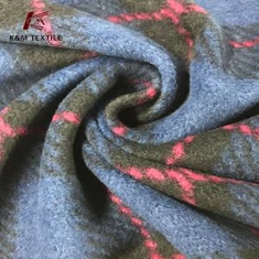 %100 Polyester Çift Fırça Tek Sarsmalı Polar Kumaş