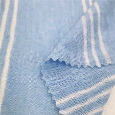 Rayon Geri Dönüştürülmüş Polyester Kar Tanesi Yığın İplik Boyalı Kumaş