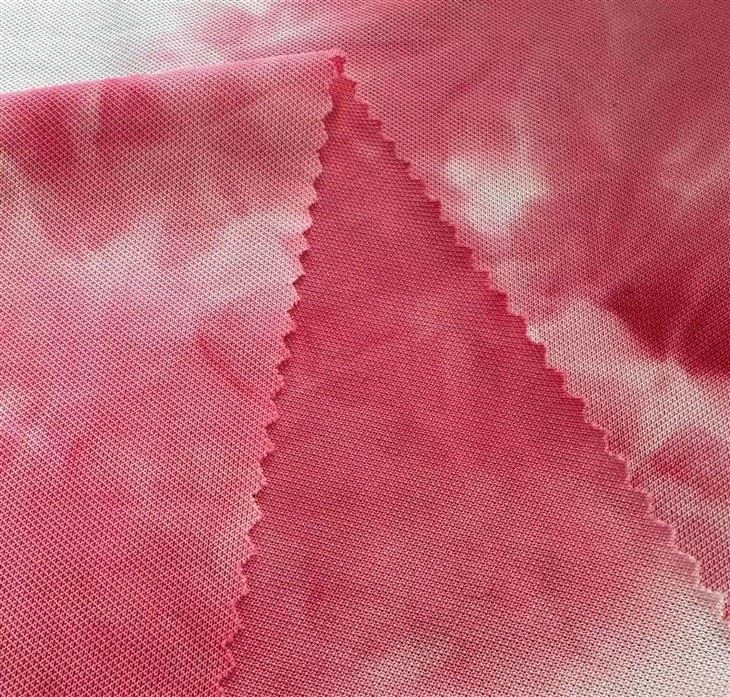 Print Polyester Hole Fabric