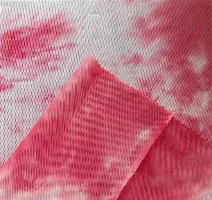 Print Polyester Hole Fabric